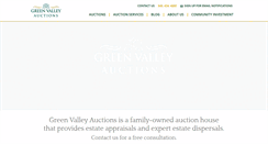 Desktop Screenshot of greenvalleyauctions.com