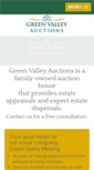 Mobile Screenshot of greenvalleyauctions.com